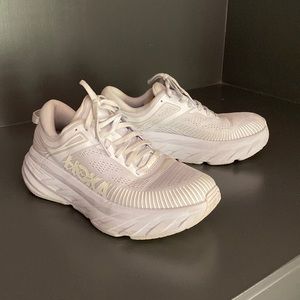 HOKA Women’s Bondi 7 All White - size W7